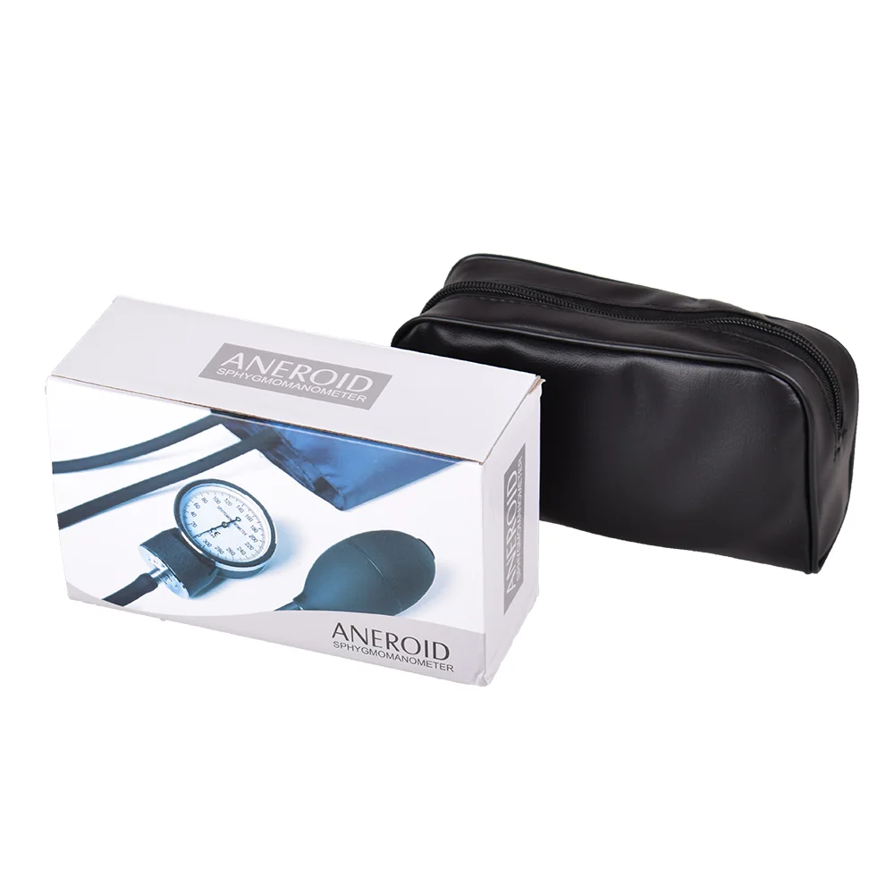 Medical clinic manual aneroid sphygmomanometer with stethoscope
