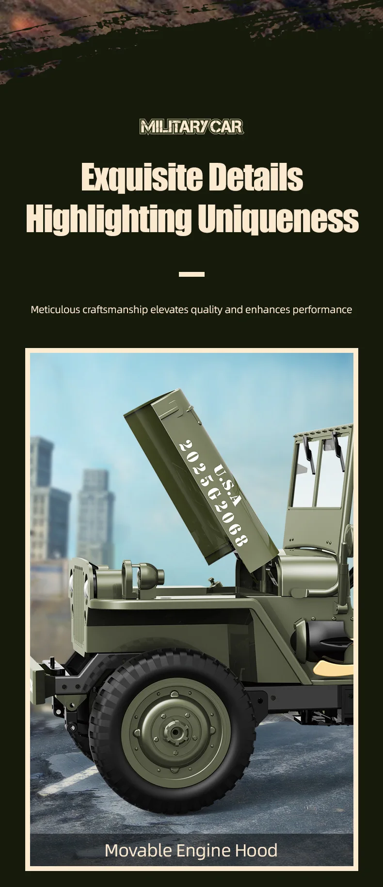 Wholesale kids simulation all terrain rough vehicle 1/10 2.4g radio control 60m rc buggy transportation truck