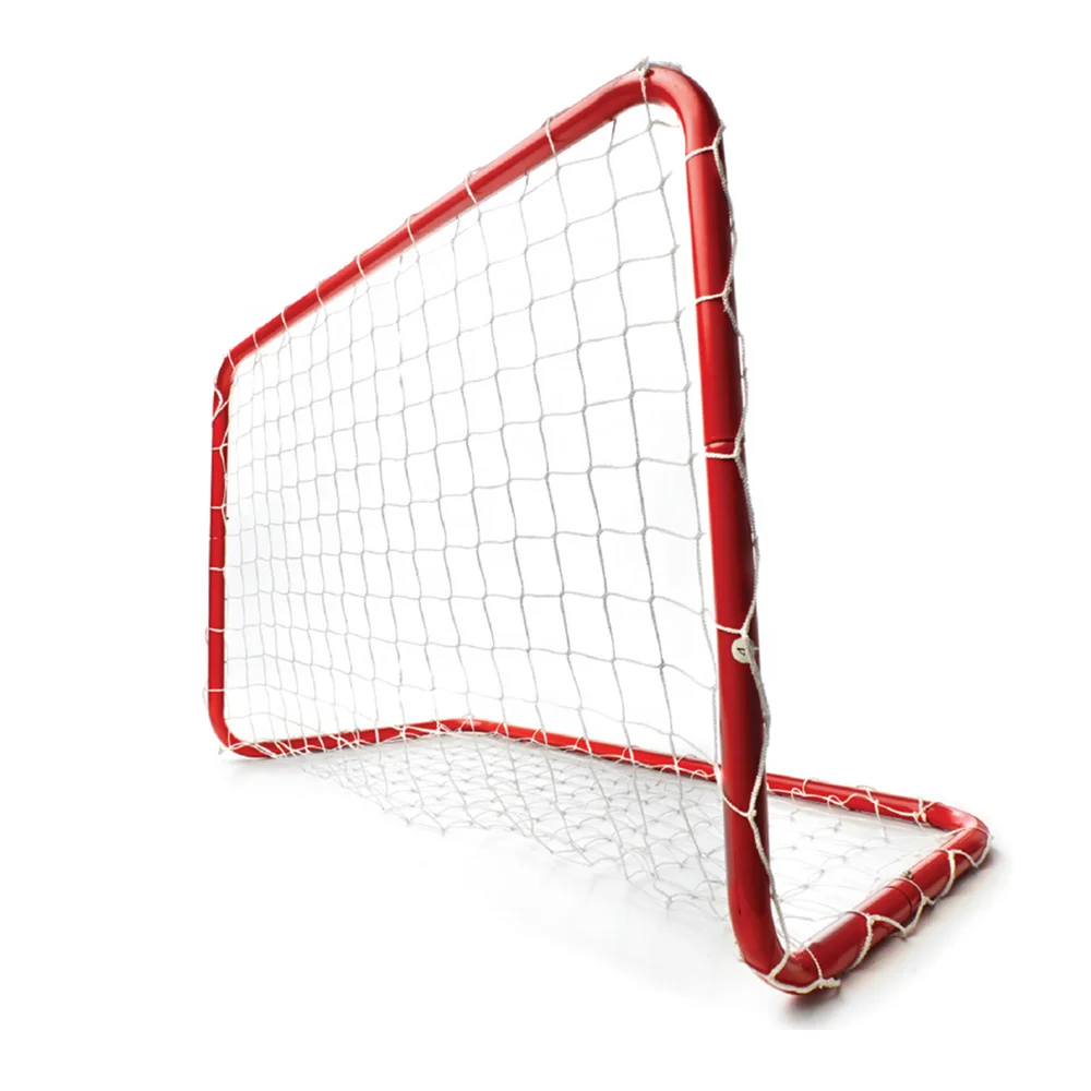 Durable Lightweight 90*60*35CM Junior Iron Hockey Goal Ice Hockey Steel Goal Set For Indoor Sports