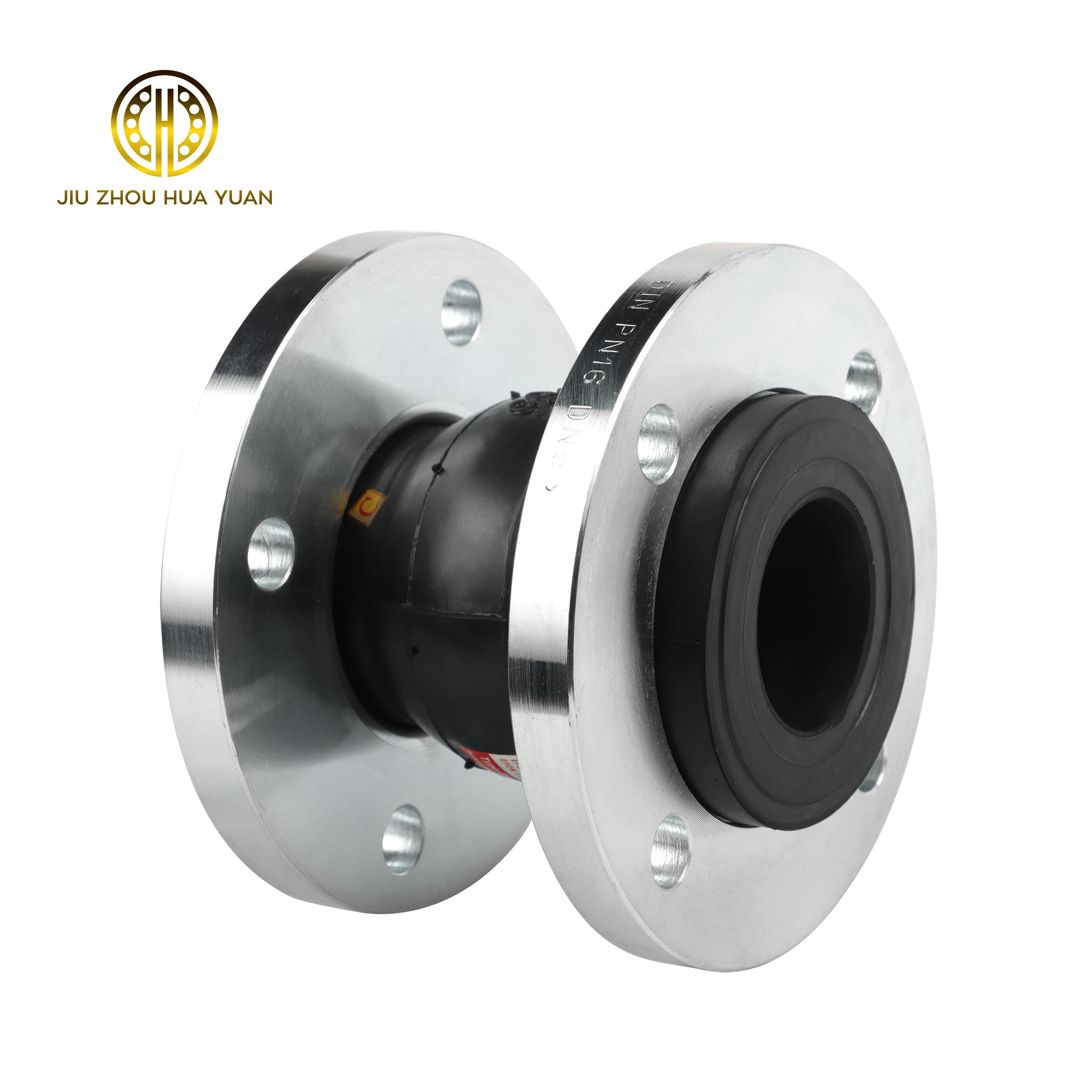 Huayuan Factory Outlet Spheric Bellows PN16 Flange Type Rubber Expansion Joint Galvanized JGD Fitting Rubber Expansion Joint