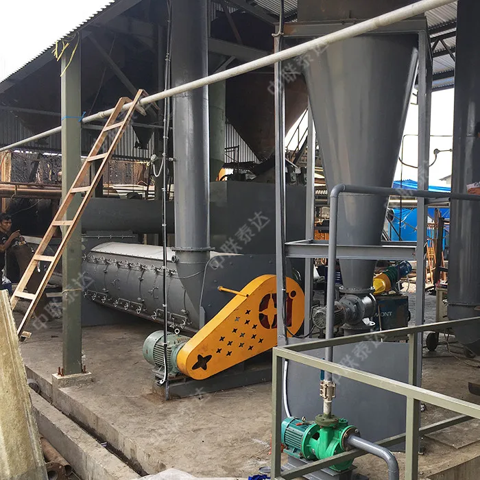 Newest Design 3TPH Nickel Metal Sludge OSC Air Swept Rotary Drum Dryer Heated By Oil Used For Nickel Extraction