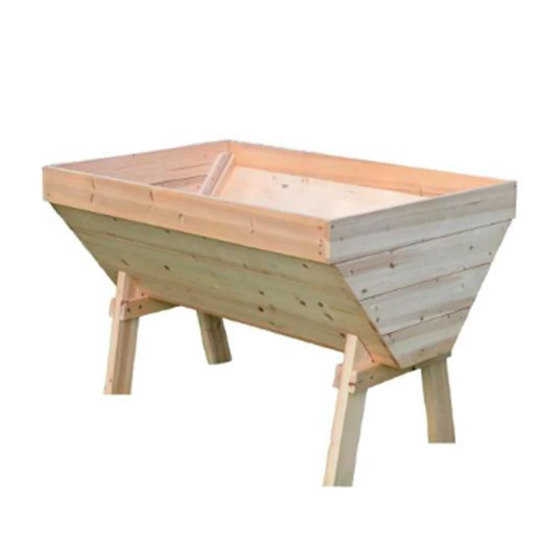 Indoor and outdoor vegetable, flower and grass planting large wood planting Garden Bed