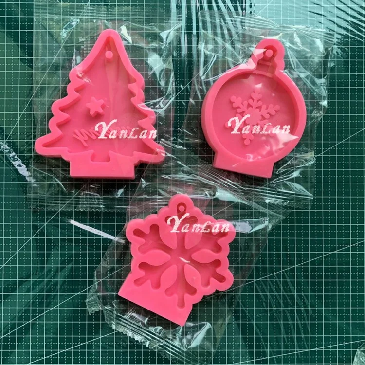 Рождественское украшение, Модернизированная блестящая силиконовая форма для рождественских украшений
