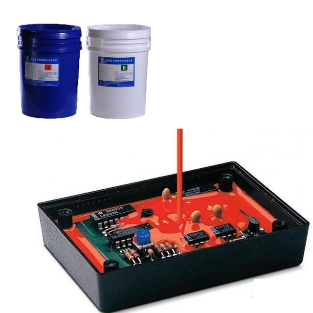 3,0 Вт/мК, высокотеплопроводящий жидкий силиконовый клей, электронный модуль питания для заливки