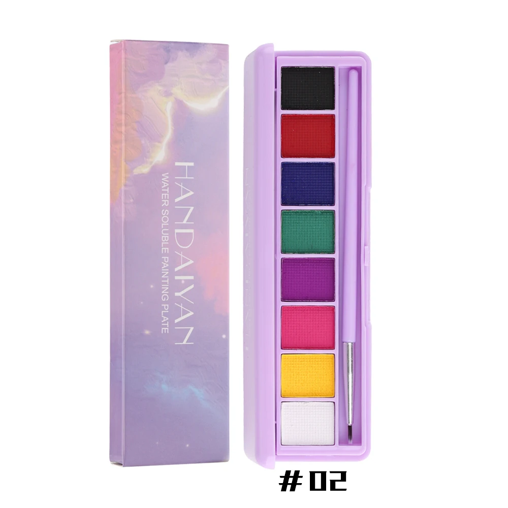 HANDAIYAN 2021 New Body Painting Supplies Palette Halloween Glow Uv Body Face Paint Eyeliner Eyeshadow Makeup Cosmetic