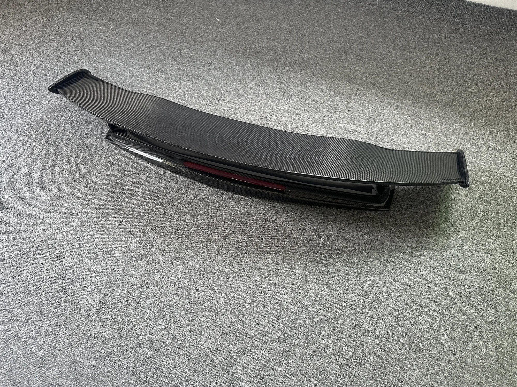 R Style Carbon Fiber Rear Trunk GT Lip Wing Spoiler for Benz C190 AMG GT GTS GTR 2014UP