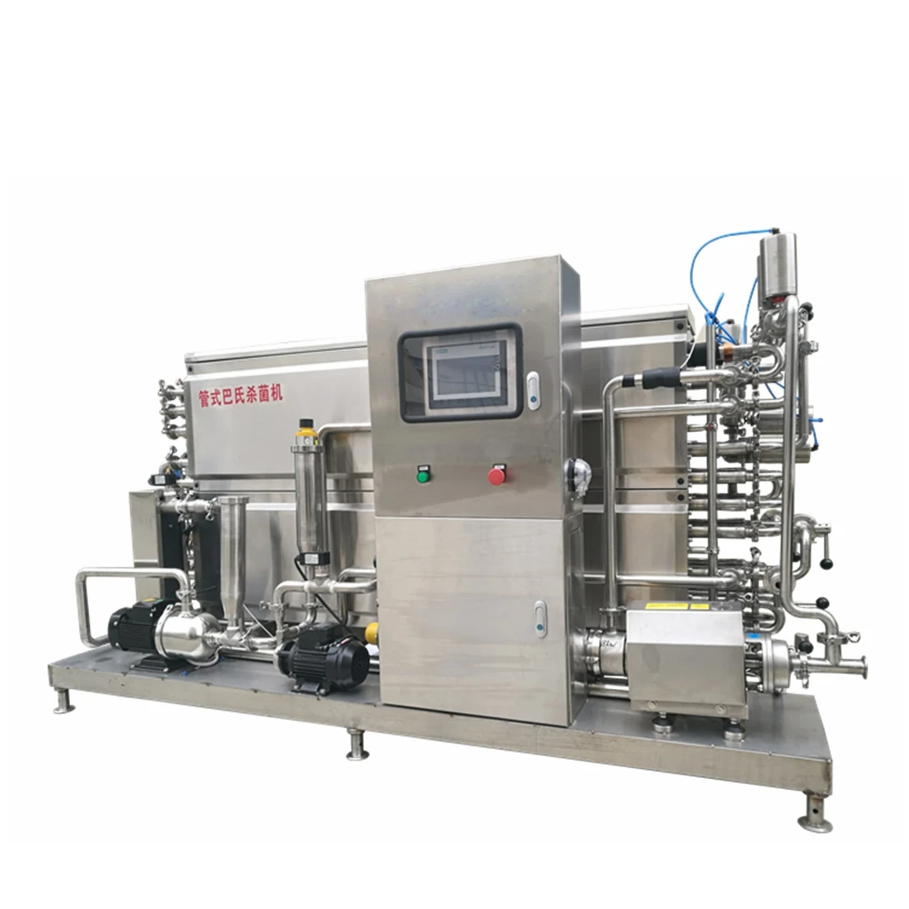 
High quality automatic tubular type ultra high temperature UHT milk sterilizer tube sterilizer 