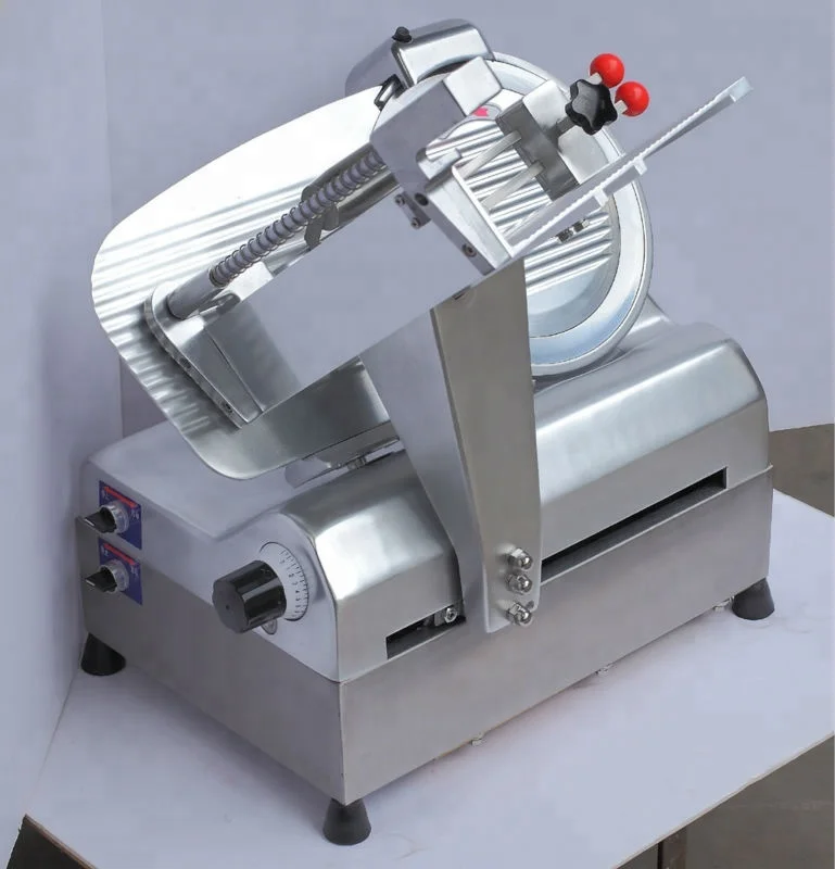 0-18mm adjustable slice thickness 13 inch round blade kitchen food frozen meat slicer fully automatic commercial