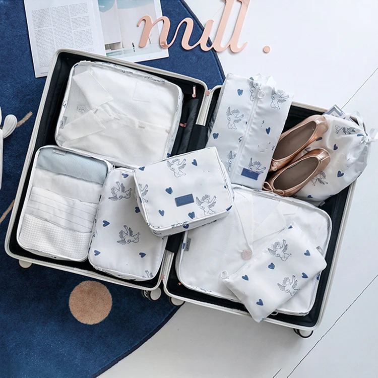 
Wholesale high quality Durable Packing Cubes Packing Travel Luggage Clothing Sorting Organizer Storage Bag 