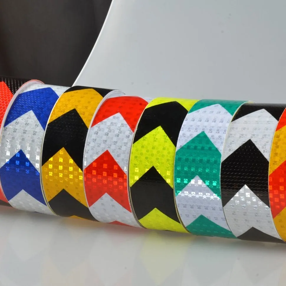 Trailer Conspicuity Reflective Conspicuity Tape Arrow Reflective C Highly Reflective Tape Auto Car Motorcycle Truck Caution Tape
