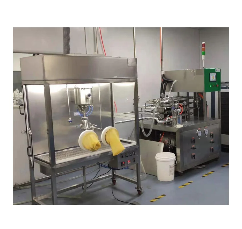 Fully Auto Lab Milk Juice Jam Sterilizing Machinery With Aseptic Filling Machine
