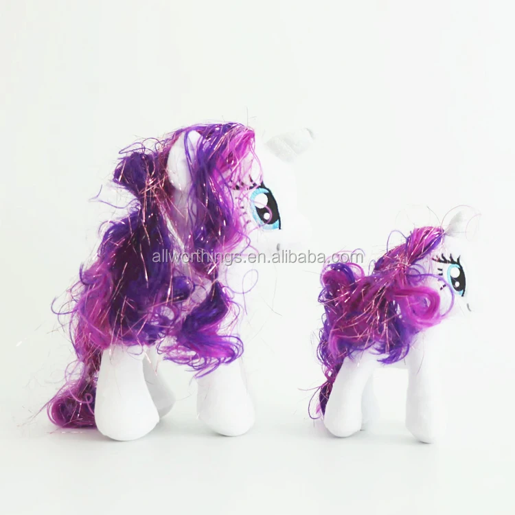 RTS Purple soft plush toy pony stuffed plush toy