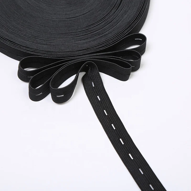 Knitting Elastic Band Tape with Button Holeunisexnhole Adjustable Elastic Band Extender Knitted Garment \ Jeans \ Shoes \ Bags\