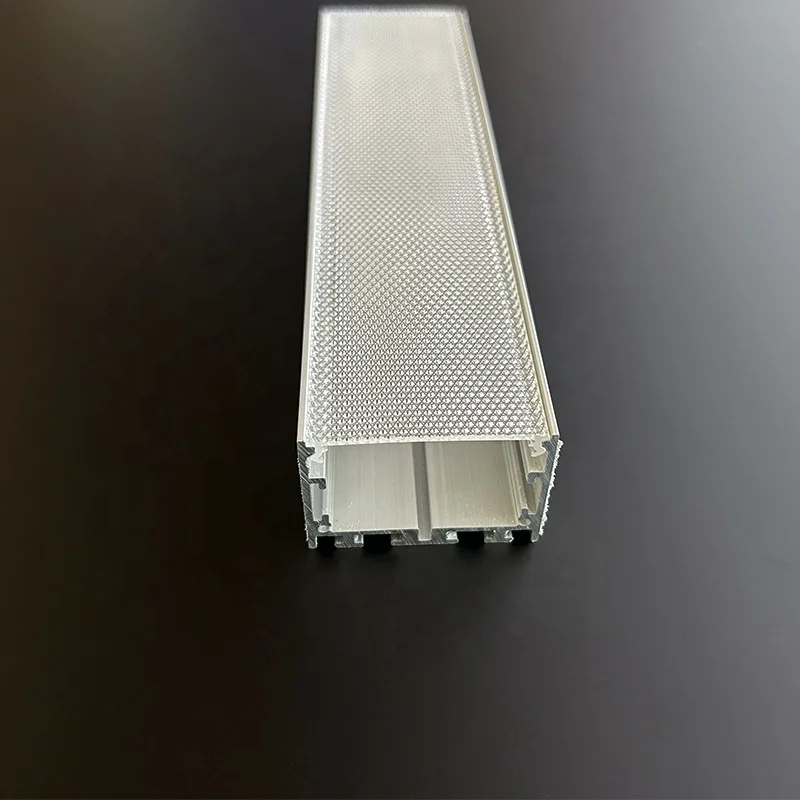 Wholesale Prismatic LED Housing Body Extrusion Aluminum Profiles for Linear Light PC Cover Ceiling Lamp Covers with LED