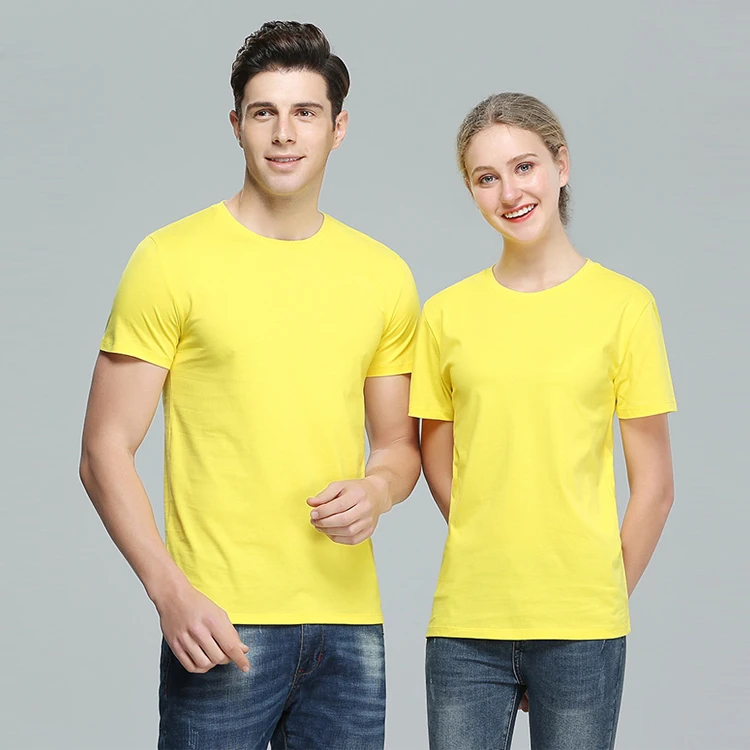Wholesale China High Quality Blank Cotton Short Sleeve Plain Custom T Shirt