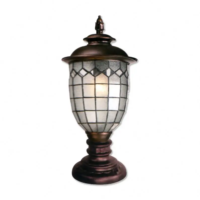 Zhongshan Factory Fence Outdoor Garden Post Lantern Solar Column Light