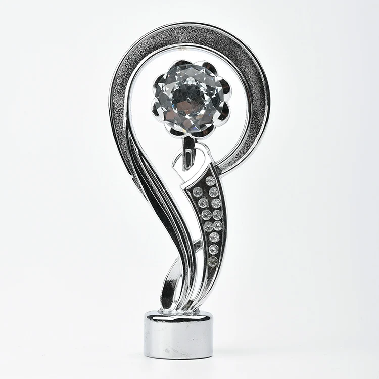 wholesale trendy style extendable electroplating and rails pvc box packing iron curtain rods Curtain pendant rod