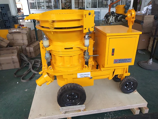 
PZ-6 dry mix shotcrete machine gunite pumps for 6m3/h output 