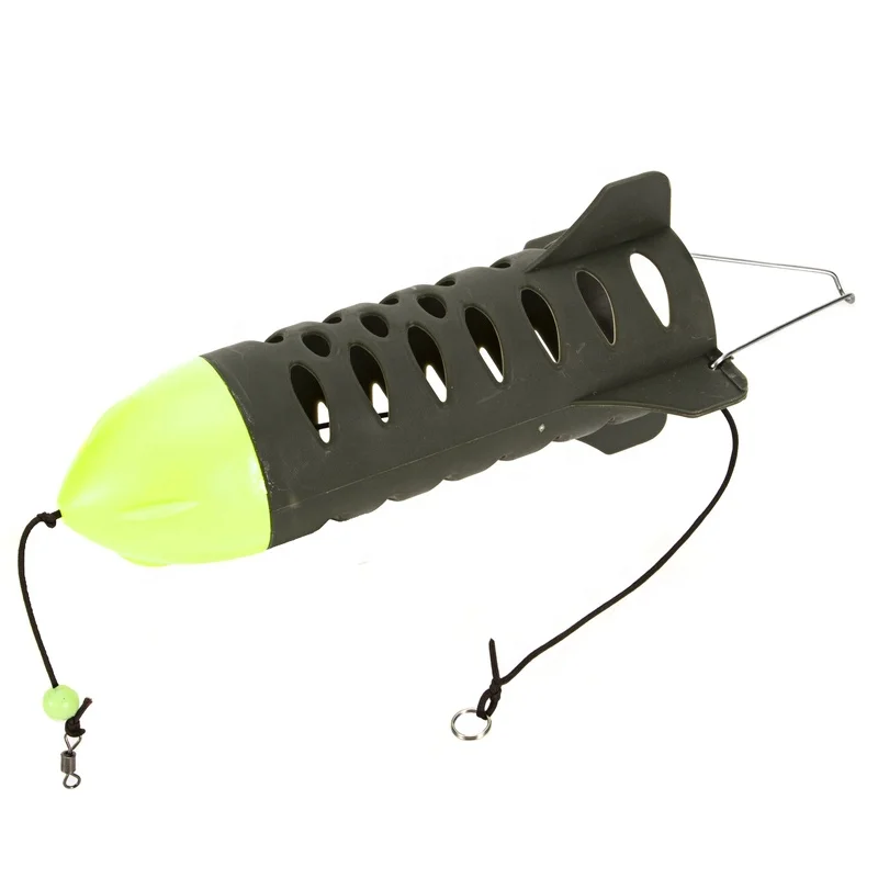 Carp Fishing Large Rocket Spod Bomb Fishing Feeder Pellet Bait Thrower Feeder Bait Holder Fishing Lure Bait Cage Trap Basket