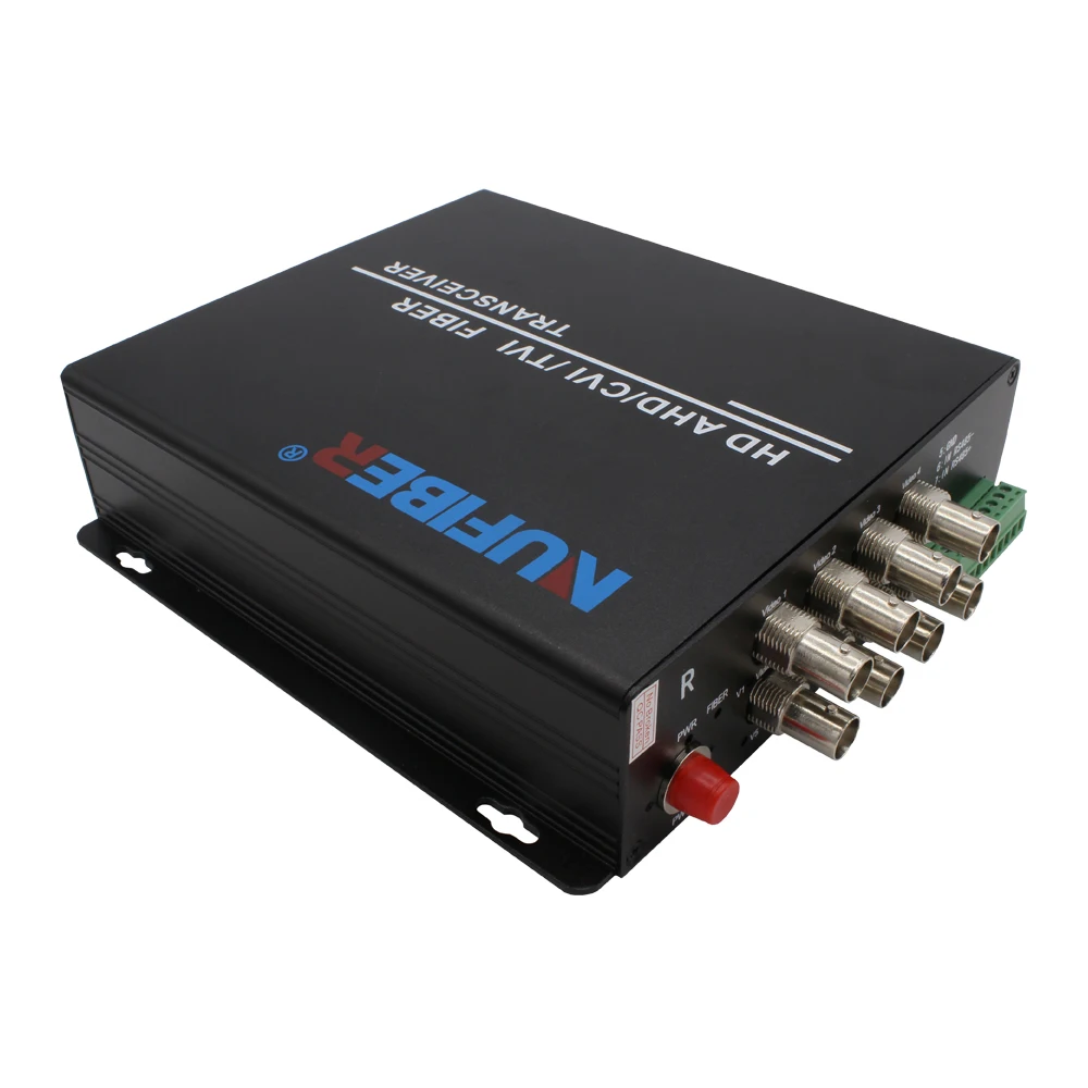 1080P Digital HD TVI/CVI/AHD 8CH Fiber Video Converter Transmitter Receiver Single fiber SM 1310nm/1550nm FC 20km