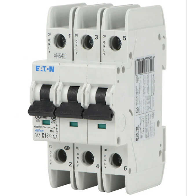 Original EATON ELECTRIC Over current switch Model:FAZ-C16/3-N FAZ-C16/3-NA FAZ-C16/3-RT Miniature circuit breaker (MCB)