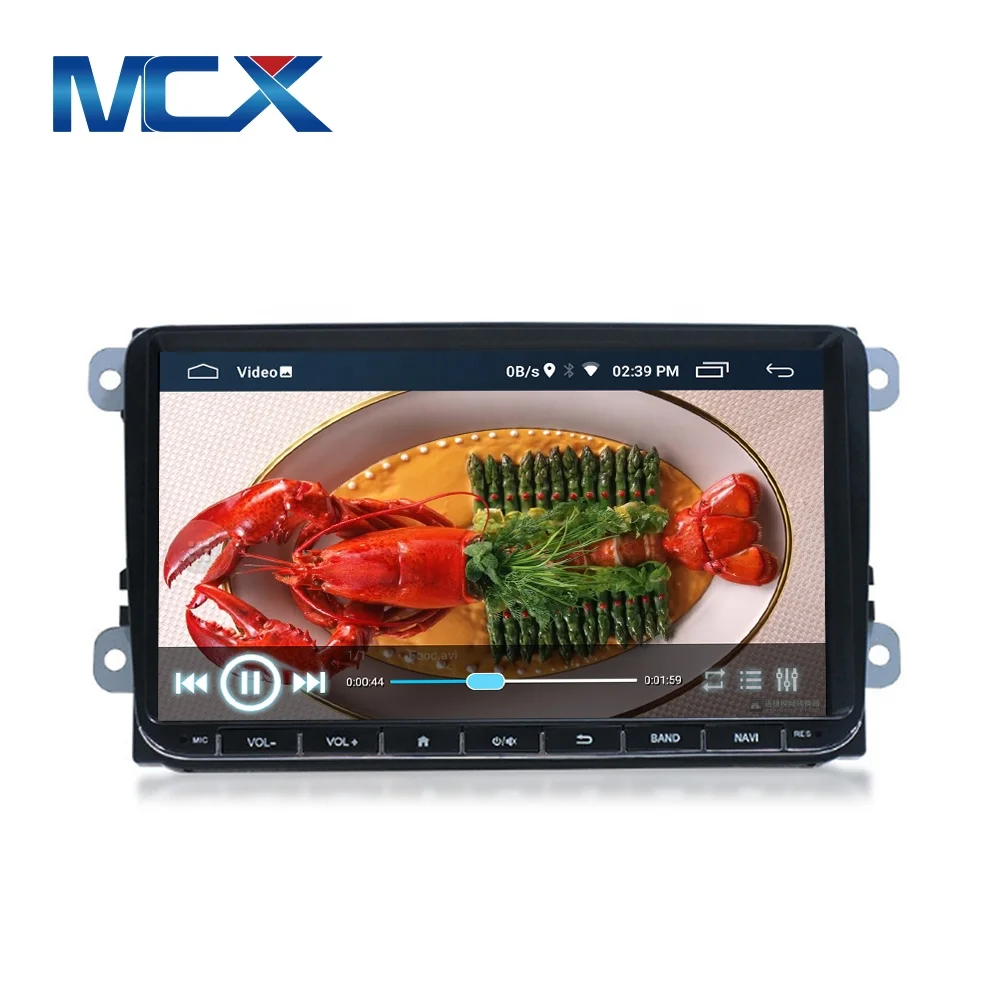 MCX 9 inch Android 10.0 Car dvd player For Universal SKODA GOLF 5 Golf 6 POLO PASSAT B5 B6 wifi gps navigation Autoradio