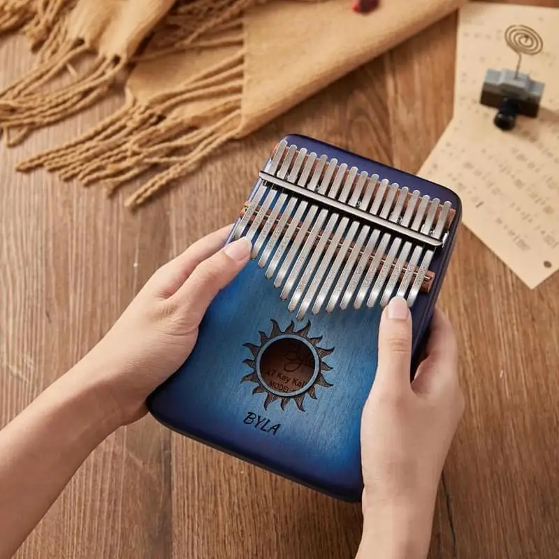 kenya musical instruments cego autocollant kalimba thumb piano 17keys OEM acceptable
