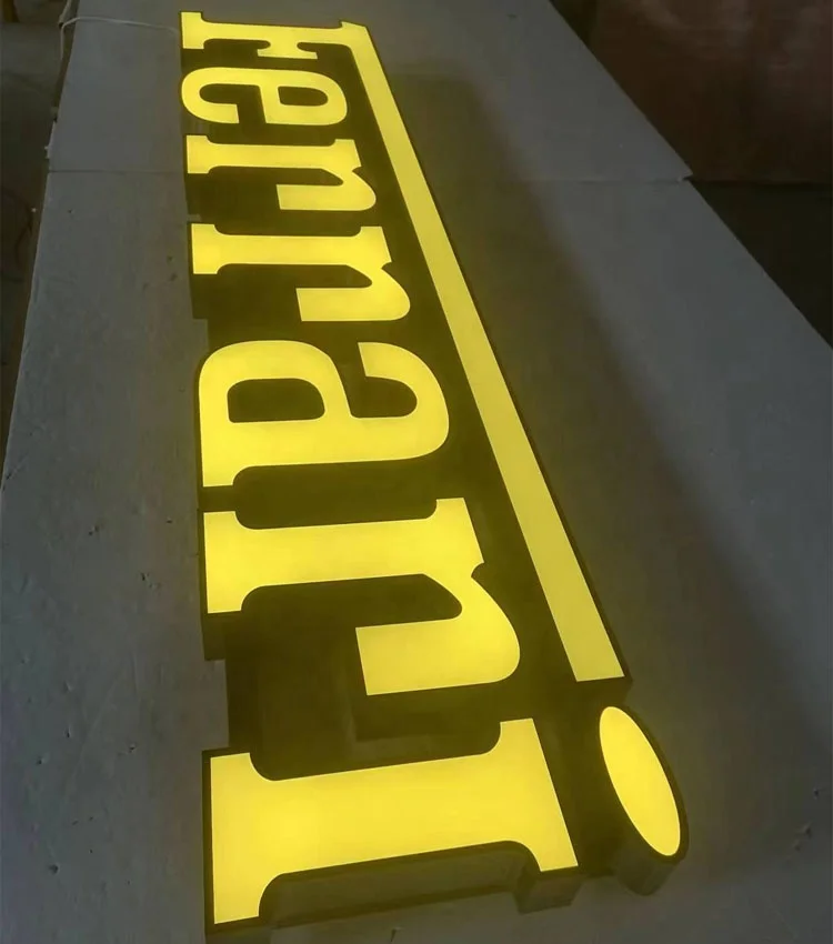 logo sign Alphabet Letters Office Signage 3D Plastic Clear Acrylic letters Laser Cut electronic signs 3d led sign