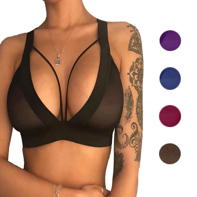 
Wholesale Soutien Gorge Popular Brasier Push Up Sport Bra Crop Top Women Seamless Push-Up Wire Free Bra 