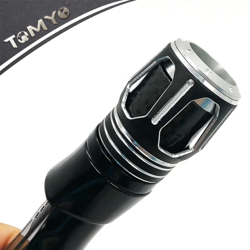 ToMyo Aluminum Part +3K Carbon+ Trim Ring For #16 Reel Seat Winding Check Decorative Rod FIshing Building Repair Components
