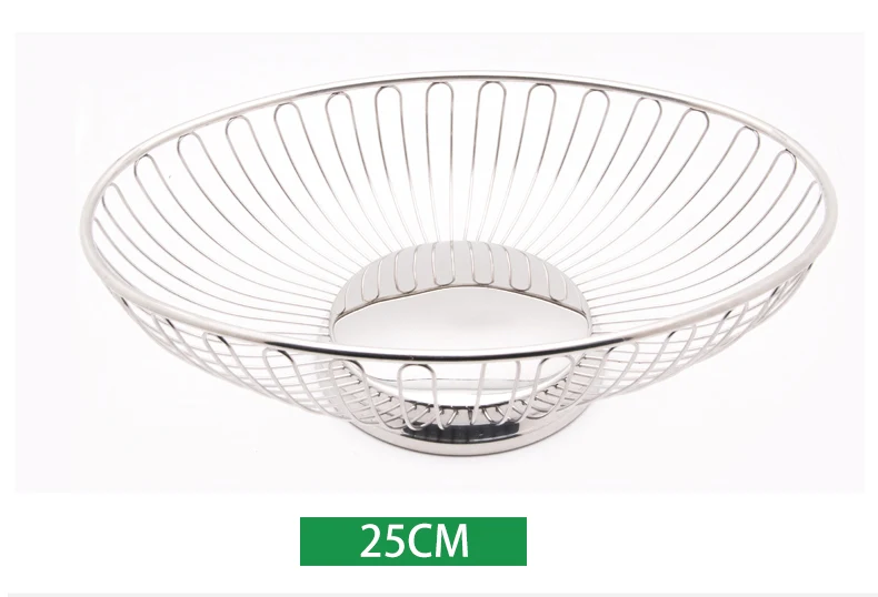 Morden Decoration Candy Fruit Vegetable Basket Metal Wire Kitchen Storage Basket