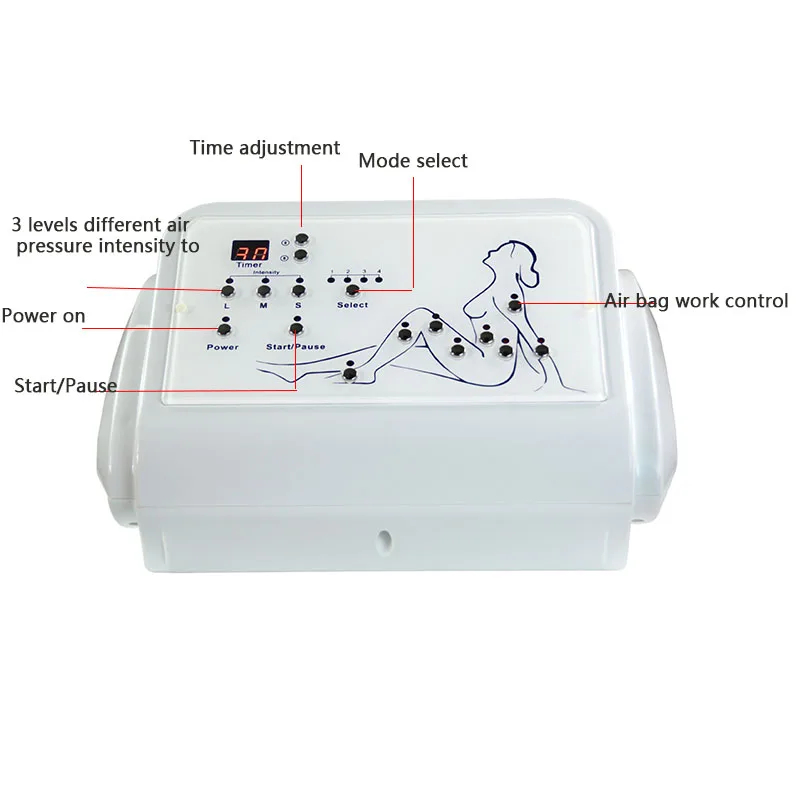 fat removal vacuum therapy machine air pressure pressotherapy machine full body slimming suit pressotherapy