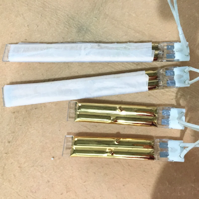 Половина золота Двухтрубные инфракрасные тепловые лампы