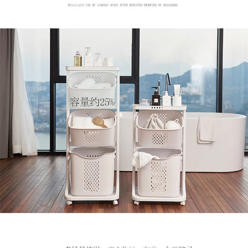 Заводские торговые точки двухслойная корзина для грязной одежды горячая Распродажа тележка