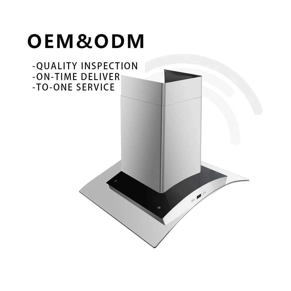 Высококачественная электрическая вытяжка из нержавеющей стали, новый дизайн, кухонная островная плита, вытяжка, дымоотвод, оптовая цена