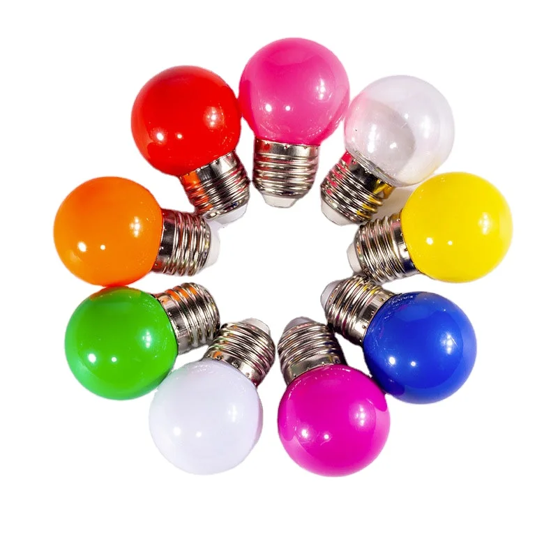 Mini Color G45 Led Party Light Ip65 Waterproof Holiday Decoration Small Led Bulb 1w Led Party Light