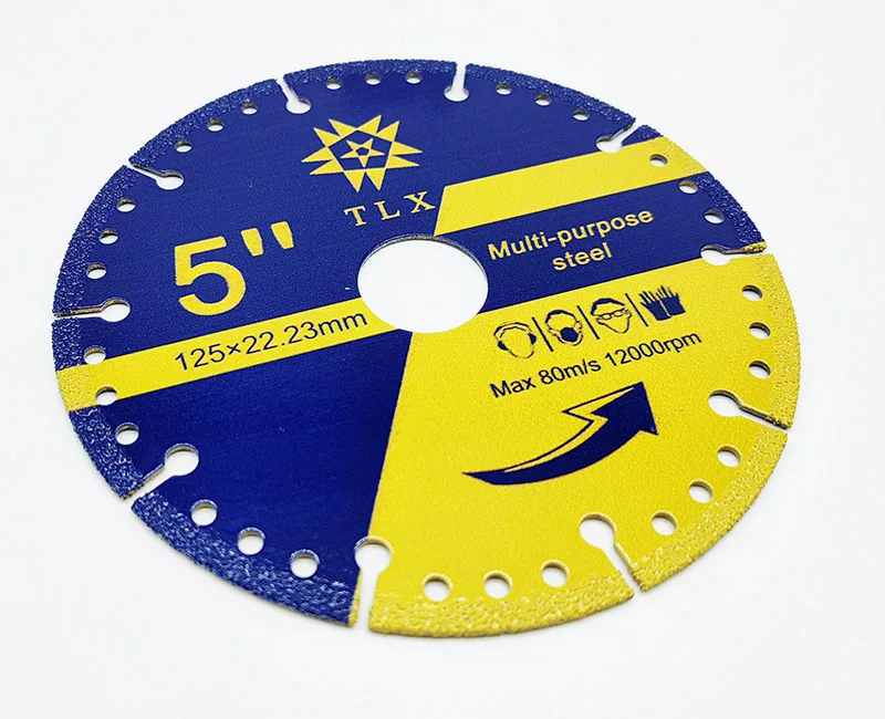 Vacuum Brazed Diamond Saw Blade 115mm-400mm Cast Iron Cutting Blade with Durability and Sharpness