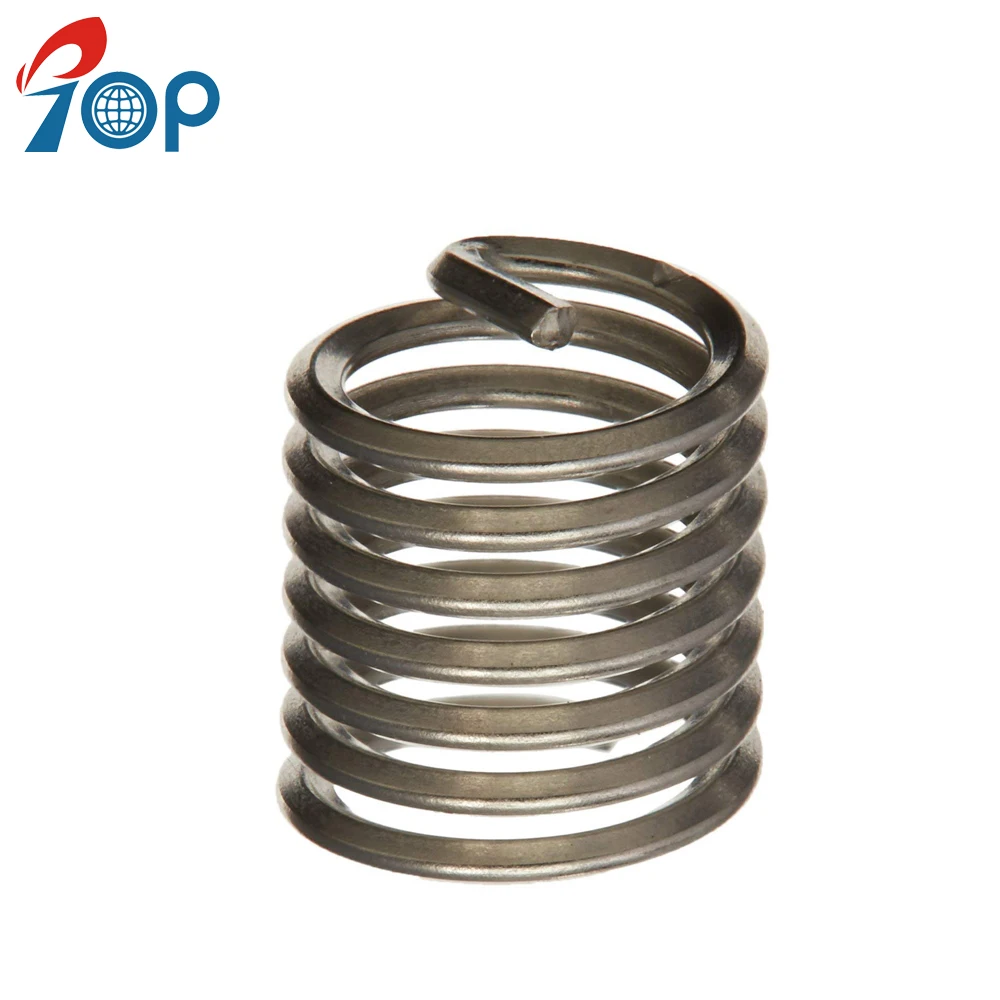 Stainless Steel Titanium H Coil Tangless Screw Lock Threaded Insert for Aluminium Cast iron Metal