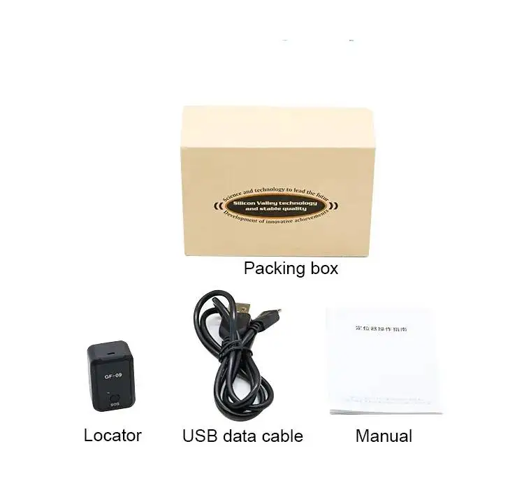 Smart Mini GPS Tracker GF09 Sim Card Location APP Control Tracking Device for Kids Pet Anti-lost Locator
