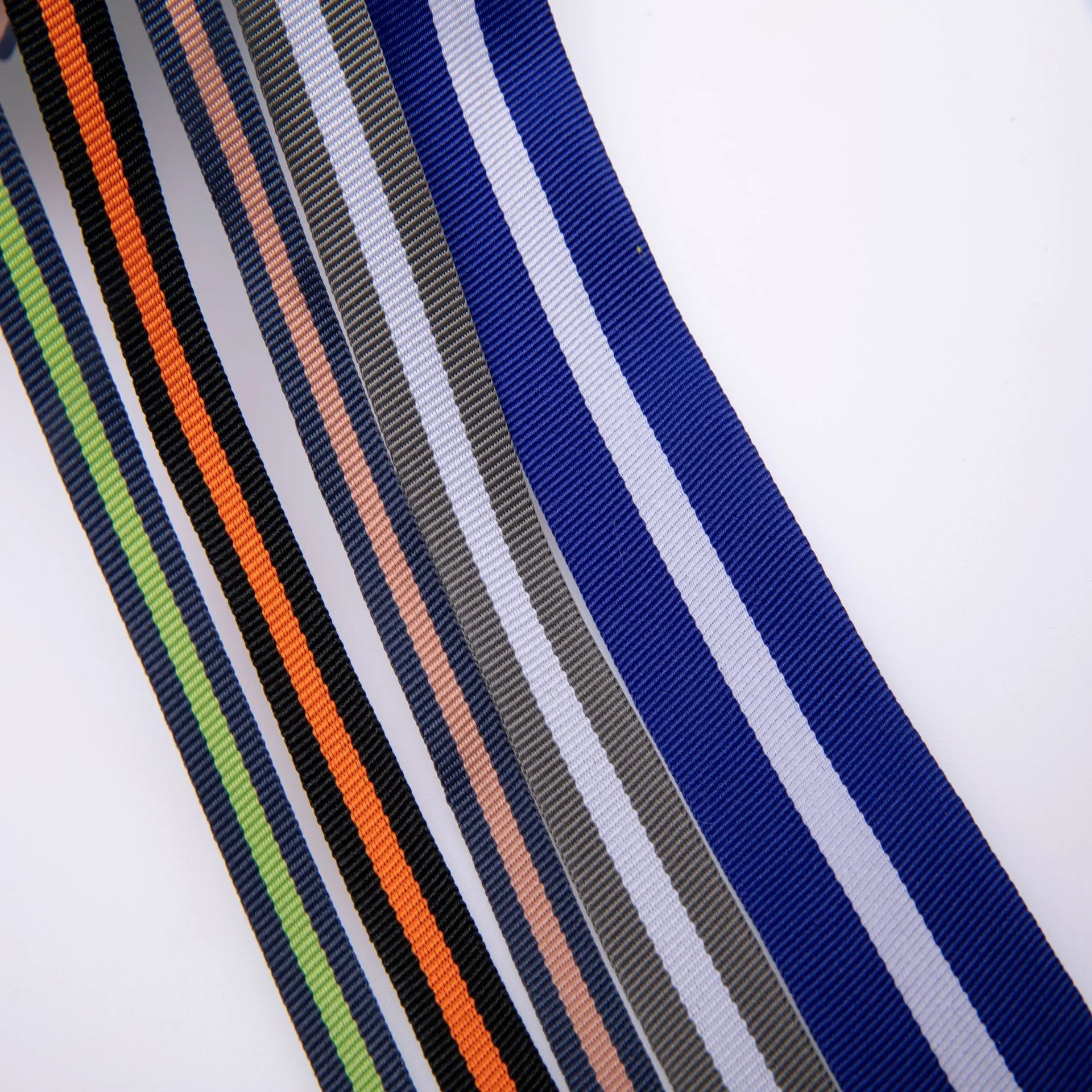 Manufacturer Direct Sale Custom Arbitrary Logo Recycled Tapes Durable RPET Polyester Woven Webbing For Garment Accessories