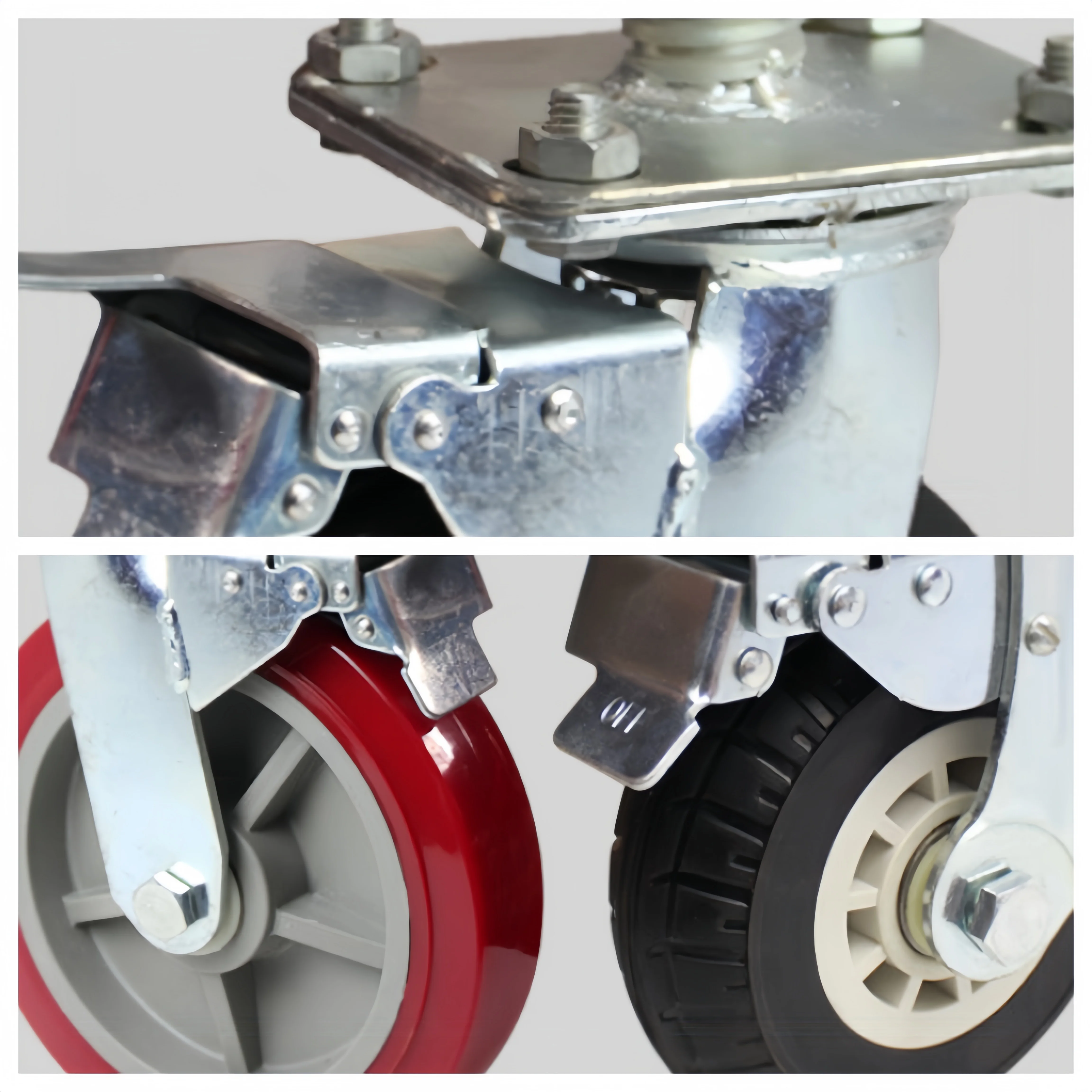 Scaffolding Caster Wheel Jack Base Industrial 6 Inch Scaffolding Caster Wheel With Break For Scaffolding