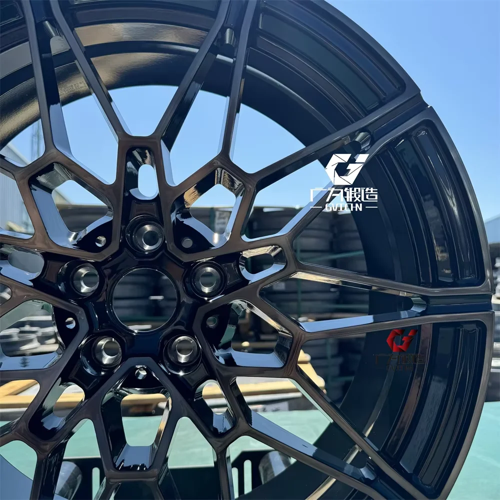 custom forged aluminum alloy wheels with black car rims for BMW M3 M4 M4 G20 g30g28 g80 5x112 5x114.3 5x120