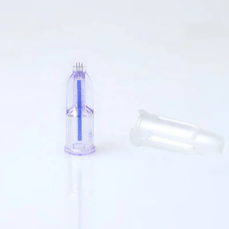 0.6mm 34g Agujas Nanosoft New 3pins Meso Nano Needles 0.6mm Agujas Nano Soft Microneedles Microagujas Nanosoft