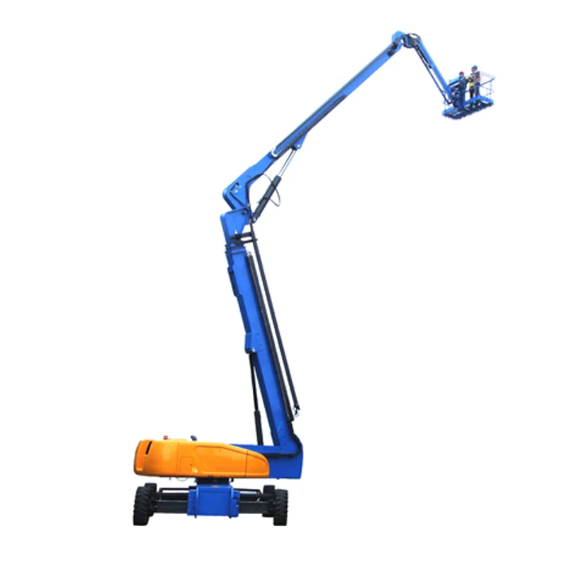 Powerful Towable Articulated Boom Lift for Construction Site Operations with Ease