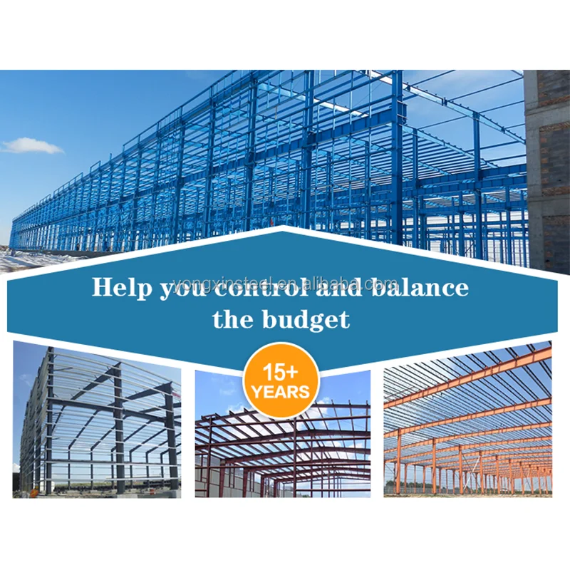 Prefabricated Metal Warehouse Professional Manufactured Design Drawing Steel Structure Building for Quick Assembly