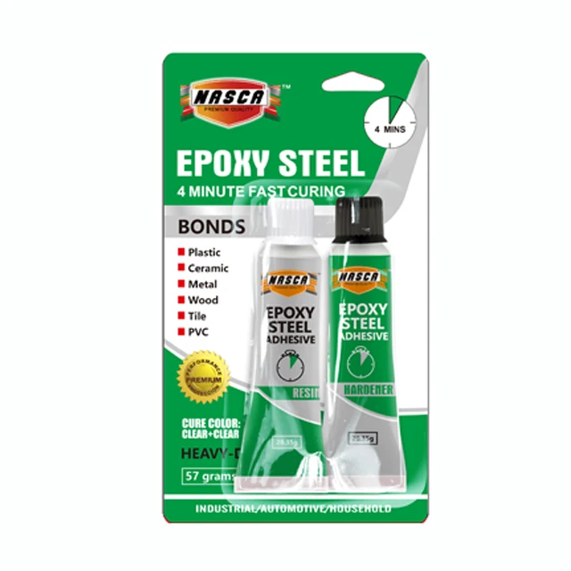 Nasca grey ab glue  steel epoxy adhesive for plastic