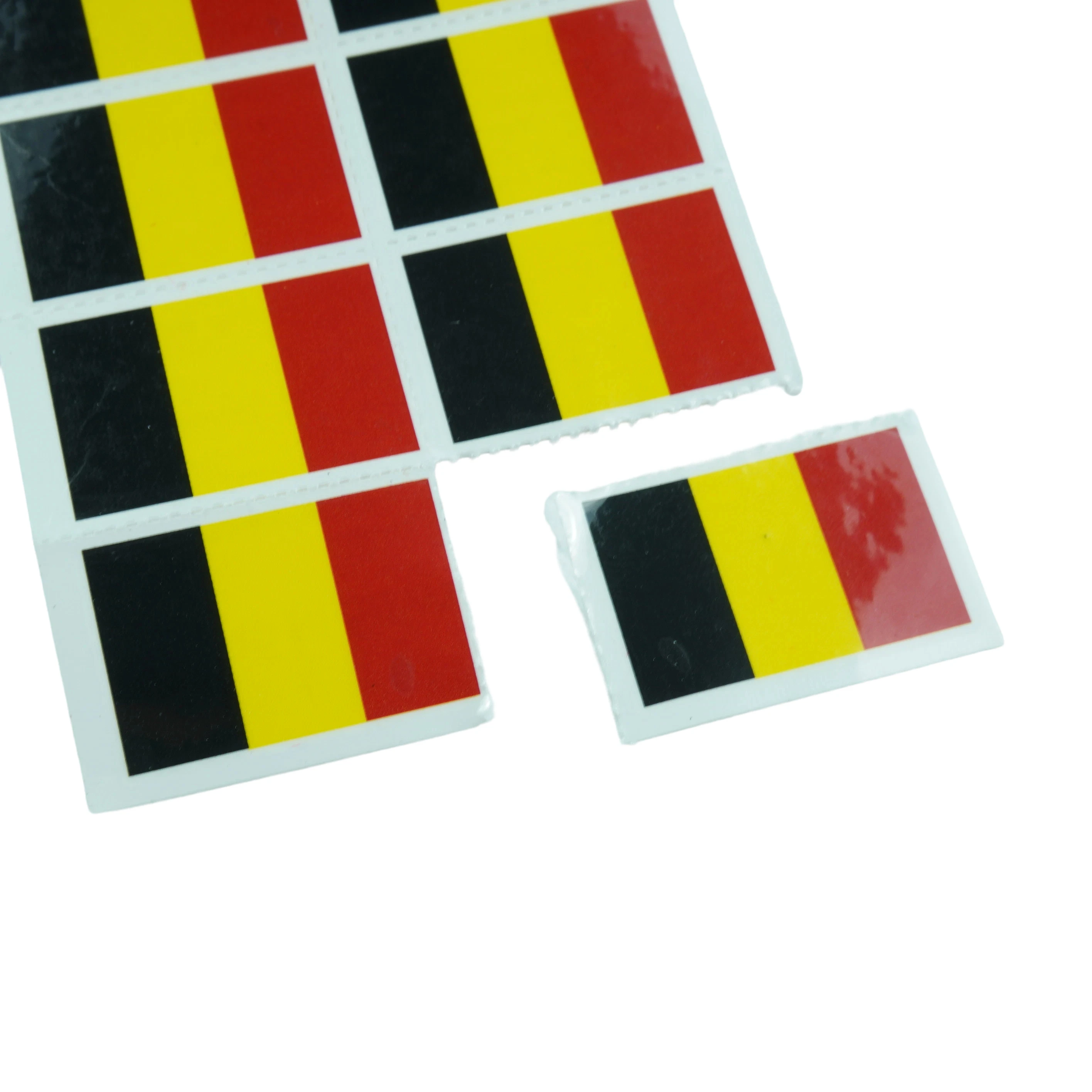 Promotional Custom Paper Football Fan Flag Tattoo Sticker Temporary Tattoo Stickers