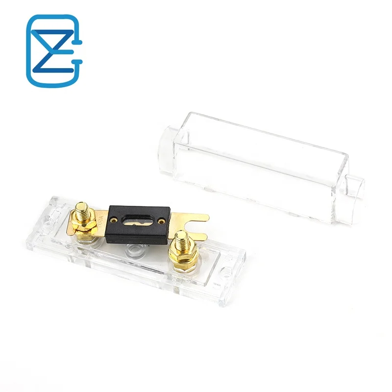 High quality sell well Anl Fuse Pcb Fuse Holder Automotive Blade PCB Panel Mount Gold Plated Auto ANL Fuse  Holder
