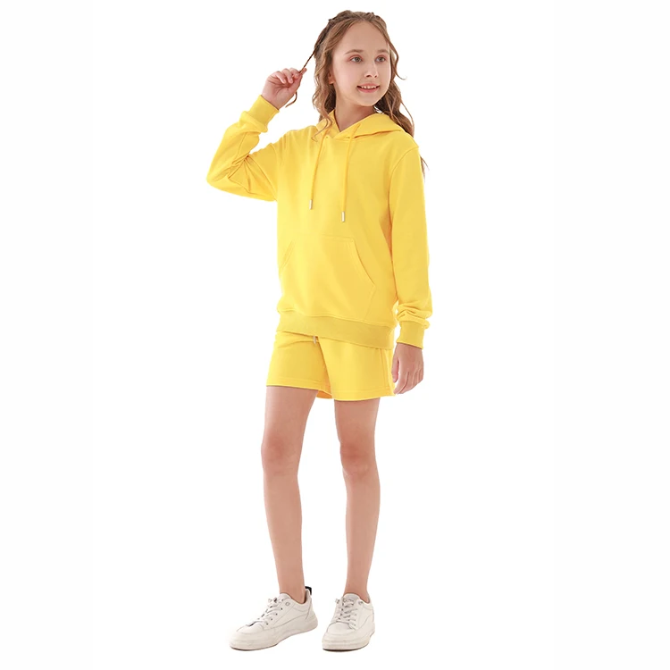 Kid Sweat Tracksuit Two Piece Little Summer Boutique Outfit Luxury Girl Clothing Set For Girl