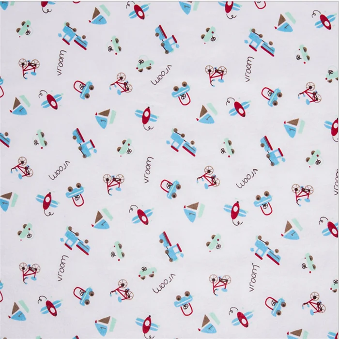 Cotton fabric roll 100% cotton flannel coated  fabric (62510649736)